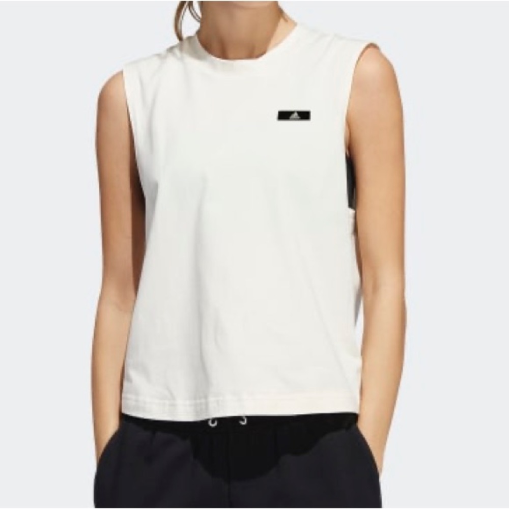 Women’s adidas Sleeveless Boyfriend Training T-Shirt, NWT